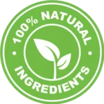 SodaSlim 100 percent natural ingredients seal